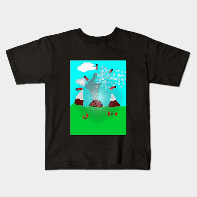 Volcano Kids T-Shirt by KGBuchanan